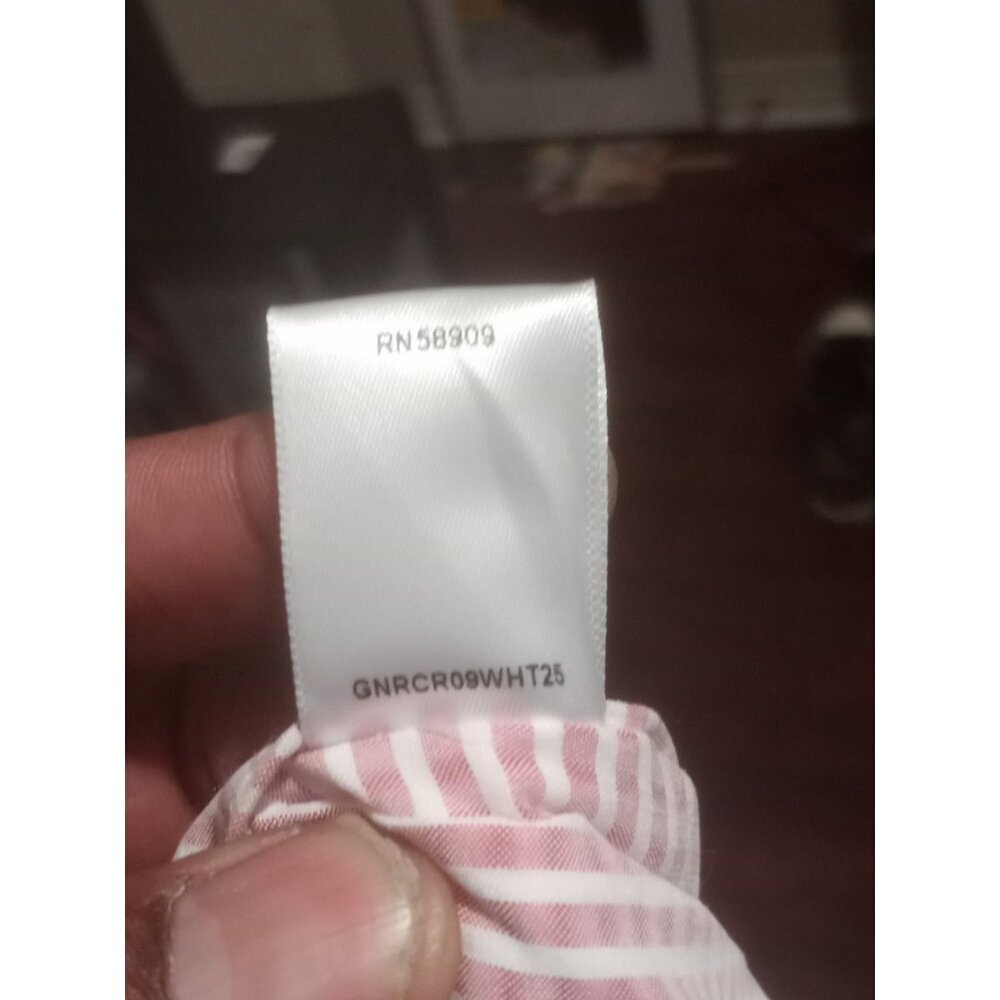 New Roundtree & Yorke Short Sleeve 2XB Pink White Check Hangout S/S Shirt NWT - Picture 11 of 13